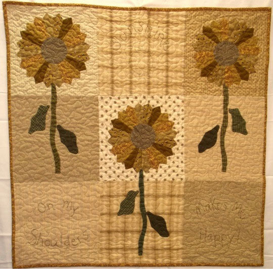 Sunshine on My Shoulders Primitive Quilt Pattern Woolen Willow Designs