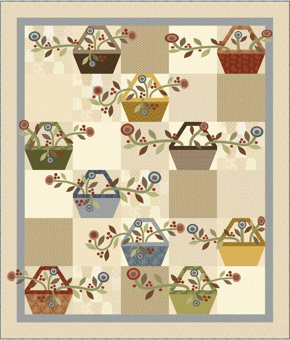 Baskets A Plenty quilt kit and pattern