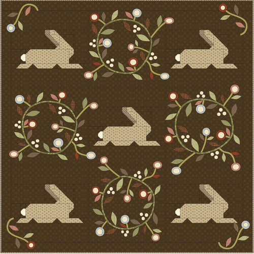 Bunnies in the Garden quilt pattern 53