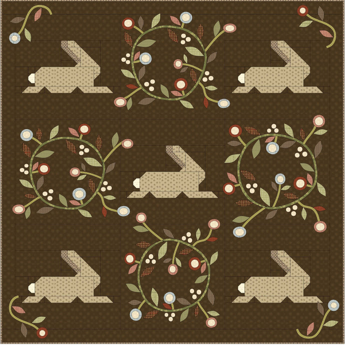 Bunnies in the Garden quilt pattern 53