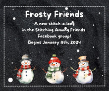 Load image into Gallery viewer, Frosty Friends Stitch A Long Block 1