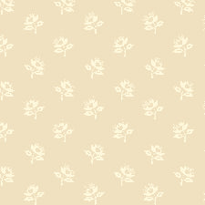 Stash Happy R38167D Cream Floret print cotton quilt fabric