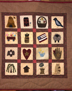 Mini Wool or Embroidery Quilt