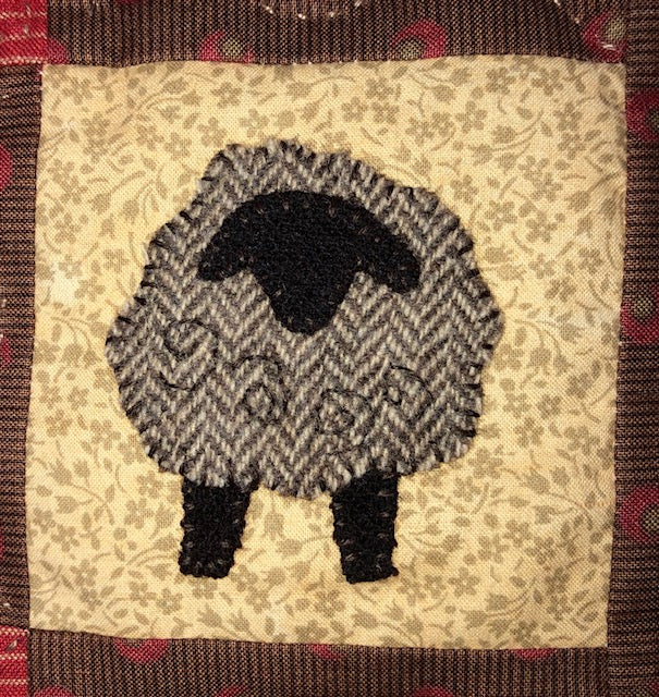 Mini Wool Block Quilt Weekly Sew Along - Block 6