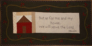 As For Me and My House Primitive E-Pattern - Digital Download Only