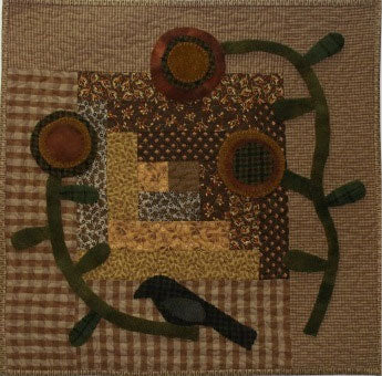 Bird on a Vine Primitive Quilt Pattern