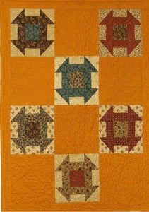 Cheddar Churn Primitive Quilt Pattern