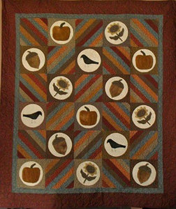Folksy Fall Primitive Quilt Pattern