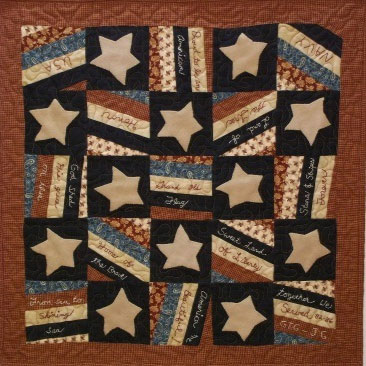 Give Me Liberty Primitive Quilt Pattern - Digital Download