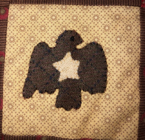 Mini Wool Block Quilt Weekly Sew Along - Week 14 -Eagle
