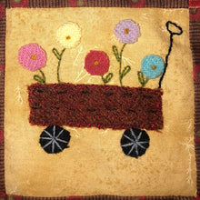 Load image into Gallery viewer, Mini Wool Block Quilt Weekly Sew Along - Block 13 Wagon