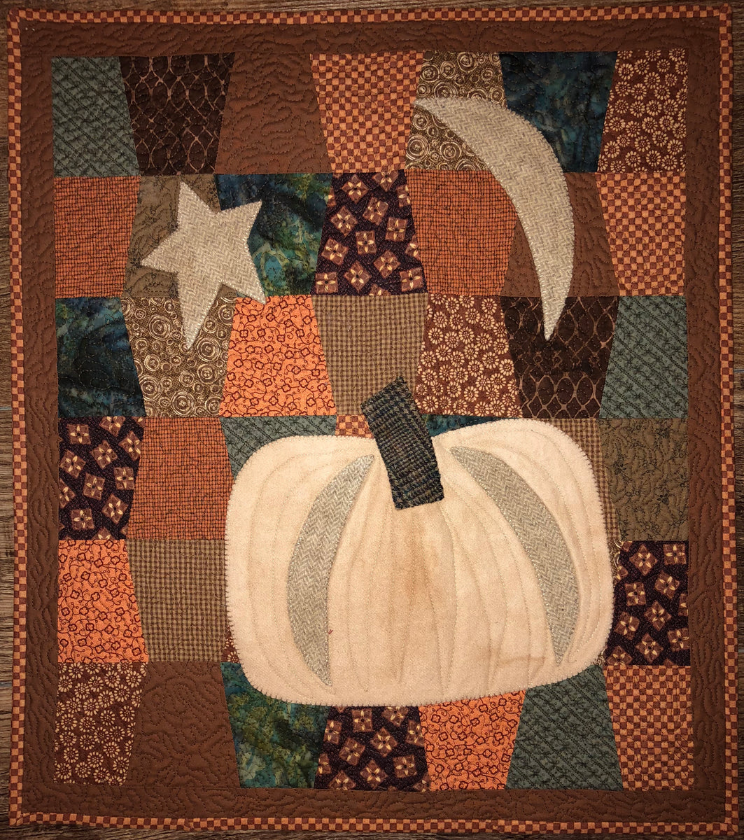 Tumble Into Fall Primitive Quilt Pattern Digital Download Woolen